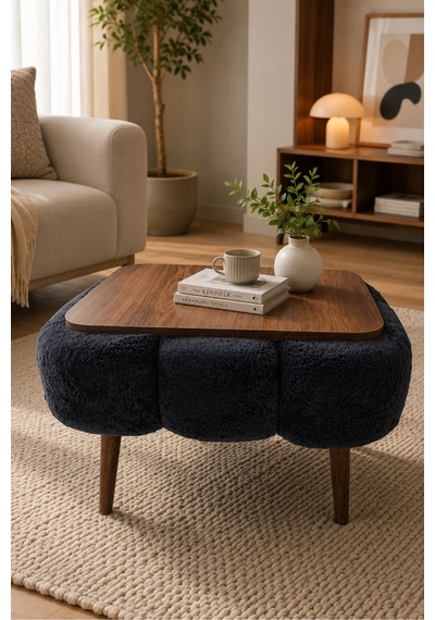 Aura Wellsoft Kumaş Kaplamalı Sehpa Salon Orta Sehpa Berjer Sehpa 42x52 Cm Antrasit Gri Aura Wellsoft Kumaş Kaplamalı Sehpa Salon Orta Sehpa Berjer Sehpa 42x52 Cm Antrasit Gri