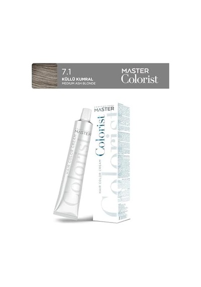 Professional Tüp Saç Boyası Boya 60 Ml 7.1 Küllü Kumral