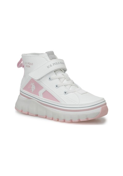 U.s. Polo Assn. Keltes Jr Beyaz Kız Çocuk High Sneaker 000000000102695947 Beyaz-pudra U.s. Polo Assn. Keltes Jr Beyaz Kız Çocuk High Sneaker 000000000102695947 Beyaz-pudra