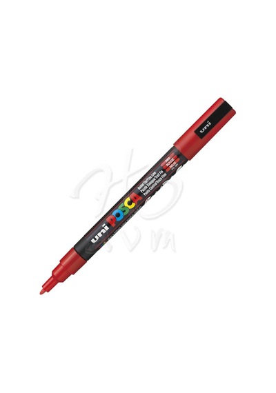 Uni Posca Marker Pc-3M 0.9-1.3 Mm Red