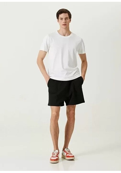 Veraura Lifestyle Unisex Basic Bisiklet Yaka Regular T-shirt - Beyaz