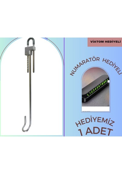 Direksiyon Kilidi Ve Yanında Numratör Hediyeli Direksiyon Kilidi
