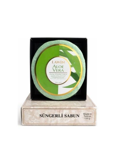 Aloe Vera Özlü Doğal Süngerli Sabun Hassas Ciltler İçin Nemlendiricin Köpüren Kokulu Banyo Süngerli Sabun