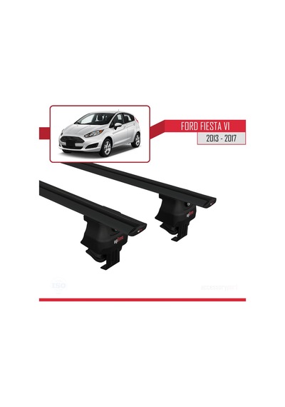 Ford Fiesta Vı 2013-2017 Arası İle Uyumlu Ace-4 Ara Atkı Tavan Barı Siyah