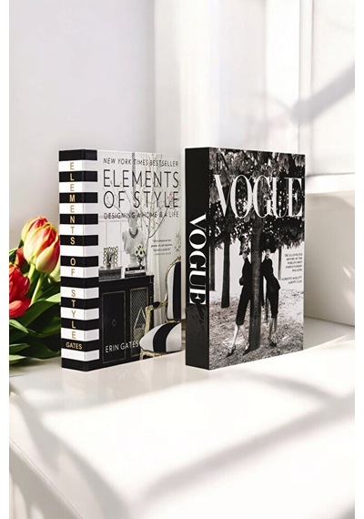 2'li Element & Kadınlar Dekoratif Kitap Kutu