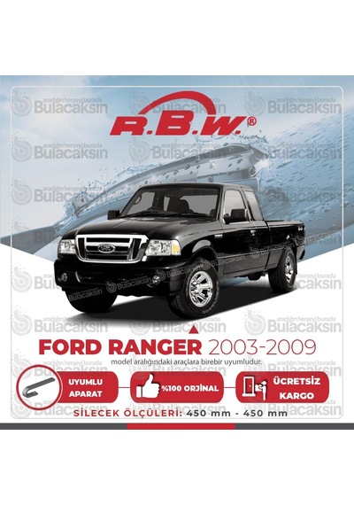 Ford Ranger Muz Silecek Takımı (2003-2009) RBW