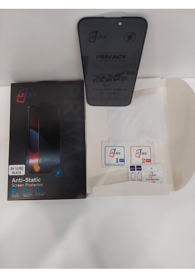 Bykz Apple Uyumlu iPhone 14 Pro Anti-static 9d Parlak Hayalet Ekran Koruyucu