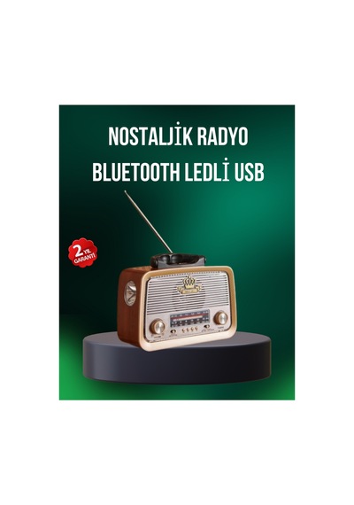 Taşınabilir Nostalji Ra Bluetooth Usb Aux Girişli Taşınabilir Nostalji Ra Bluetooth Usb Aux Girişli