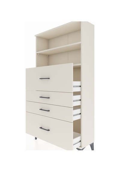 Arges Dolap 2 Raflı 4 Çekmeceli 88x30x163 Aytaşı-aytaşı Aytaşı