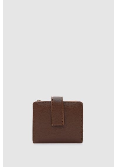 Shule Bags Fash Kadın Cüzdan Acı Kahve Acı Kahverengi