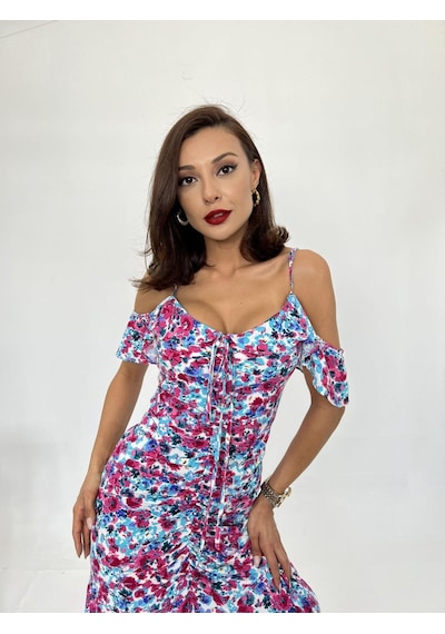 İkales 6410 Elbise-pembe