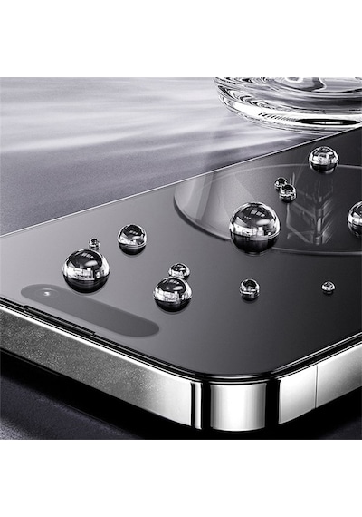 Baseus Schott Apple iPhone 15 Uyumlu Privacy Hayalet Full Koruma Tempered Cam