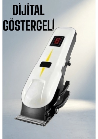 Ergonomik Tıraş Makinesi Uzun Şarjlı Paslanmaz Çelik Bıçaklı