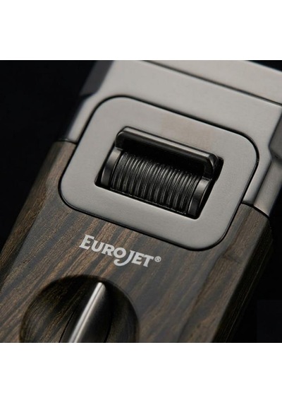 Euro Jet Çift Torch Siyah Pürmüz Puro Çakmağı