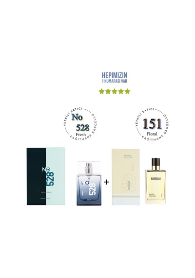 No: 528 + 151 Erkek / Kadın Parfüm Edp 50 Ml Fresh / Floral - Mnm Baharat
