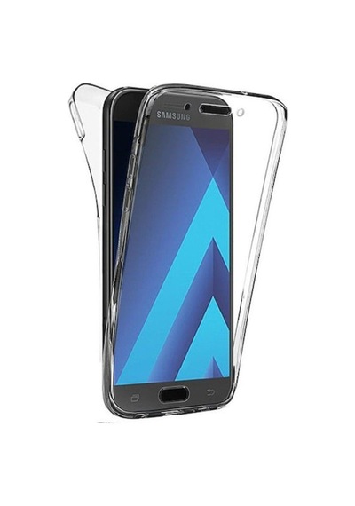 Samsung Uyumlu Galaxy A7 2017 360 Derece Kilif Kristal Silikon Seffaf S 304619541