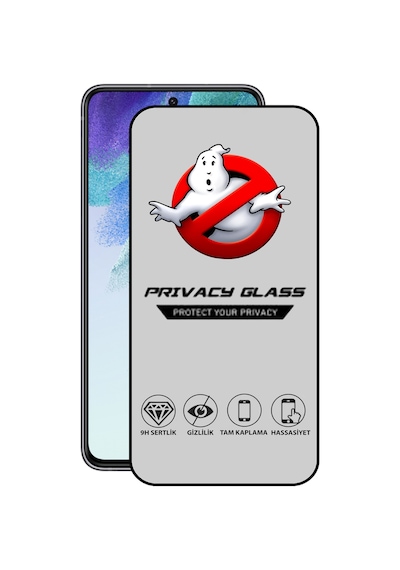 Samsung Uyumlu Galaxy S21 Fe Tam Kaplayan Gizli Hayalet Temperli Ekran Koruycu Cam