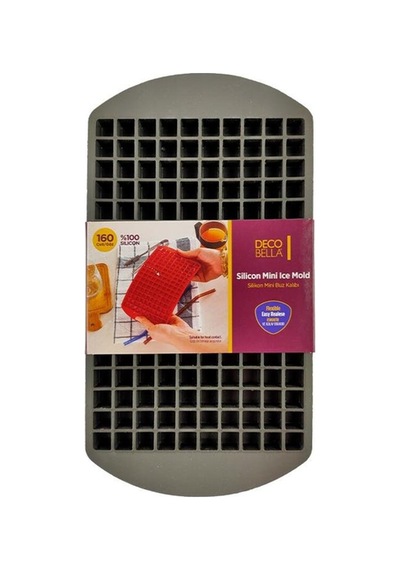 Pratik 160lı Silikon Minik Küp Şekilli Buz Kalıbı Mini Buz Küp Sunum Buz Kalıbı Dekoratif Silikon Diğer
