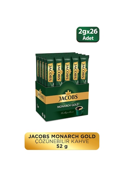 Jacobs Monarch Gold Stick Kahve 26 Adet x 2 G