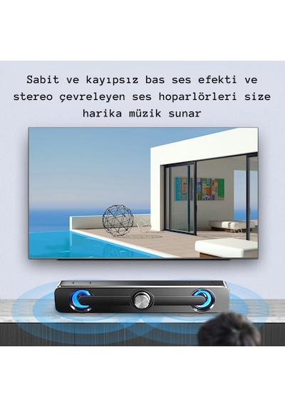 Sada V-111 USB Kablolu Soundbar