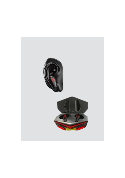 Bluetooth 5.0 Kablosuz Kulaklık Led Işıklı Silikonlu Tasarımlı - Karbul7338-5611 Renkli