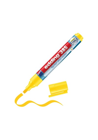 385 Flipchart Efekt Markörü Sarı