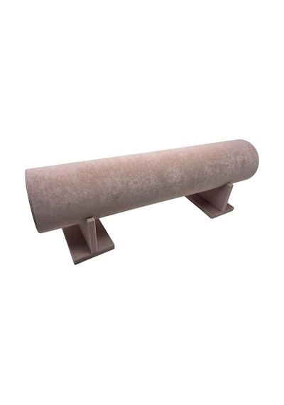 Yerli Üretim Büyük Boy Süet Kumaş Pembe Renk 50 Cm Ayaklı Taç Standı Çok Renkli