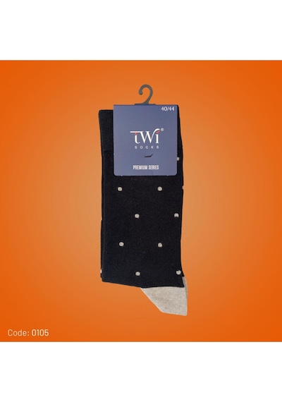 Twisocks Pamuk Soket Noktalı Desen Karışık Çorap 12'li - Karışık Gri