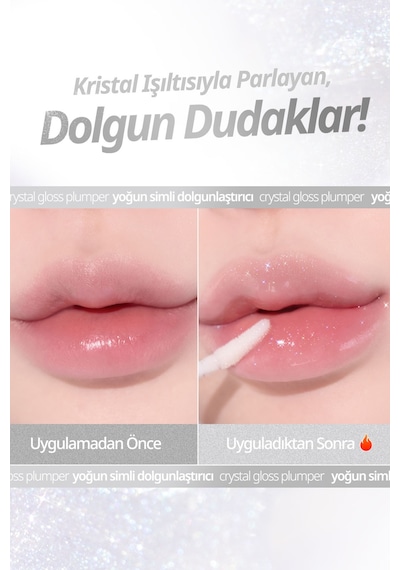 Yoğun Simli Dolgunlaştırıcı Dudak Parlatıcısı Clıo Crystal Gloss Plumper 03 Spicy Cherry Coke 03 Spicy Cherry Coke