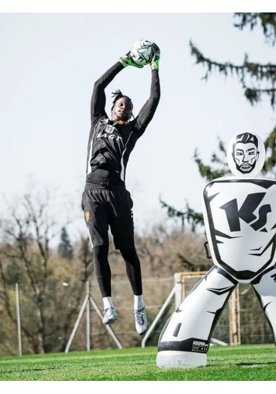 Keepersport Keeperdummy Pro Şişirilebilir Kaleci Antrenman Ekipmanı Siyah Çok Renkli