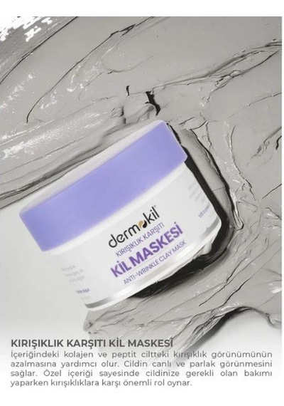 Dermokil Kırışıklık Karşıtı Kil Maskesi 50 Ml