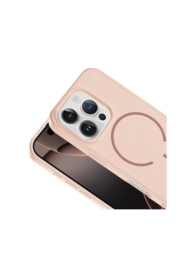 Apple Uyumlu iPhone 16 Pro Kılıf Magsafe Destekli Kamera Korumalı Yumuşak Silikon Ata Pro Tech Mürdüm