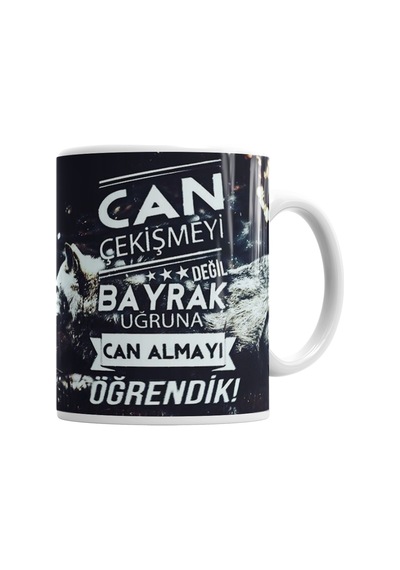 Ayyıldız Can Çekişmeyi Değil Bayrak Kupa Bardak Karışık