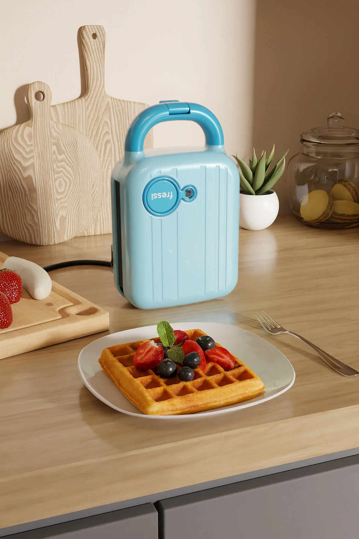 Fressi FR-TM33 Panfun Tost Ve Waffle Makinesi