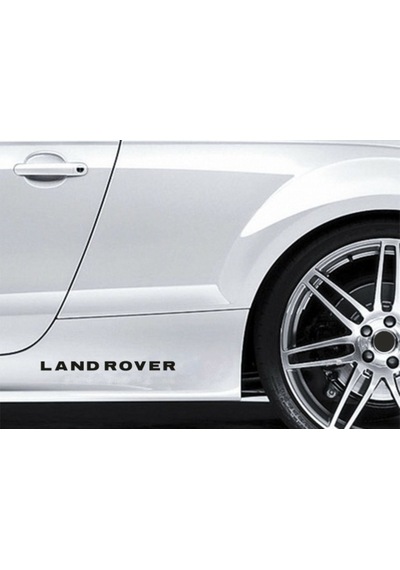 Land Rover Yapıştırma Marşpiyel Yazısı Sticker 2 Adet