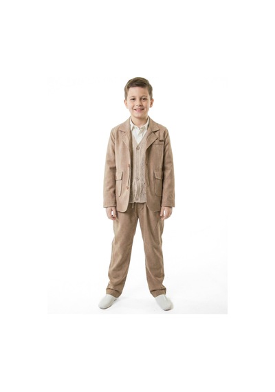 Xo Kids Erkek Çocuk 4lu Alt Üst Takım 11-14 Yaş 14201 Bej