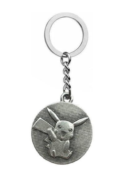 Pikachu Figürlü Pokemon Anahtarlık Pikaçu Temalı Unisex Aksesuar