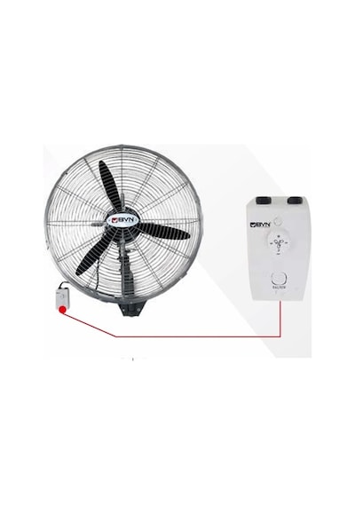 Bahçıvan Bsv-d 600 60cm Siyah 3 Kanatlı Sanayi Tipi Duvar Vantilatörü Bahçıvan Bsv-d 600 60cm Siyah 3 Kanatlı Sanayi Tipi Duvar Vantilatörü