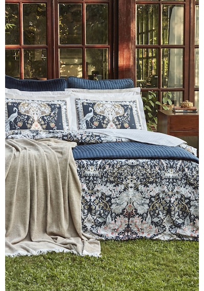 Karaca Home Pavo Çift Kişilik Winter Set Mavi