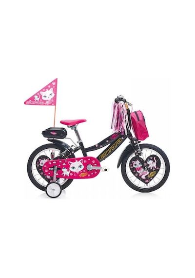 Carraro Moggy 16 Jant 1-v Vb Sıyah-altın-pembe Çocuk Bisikleti Altın - Siyah