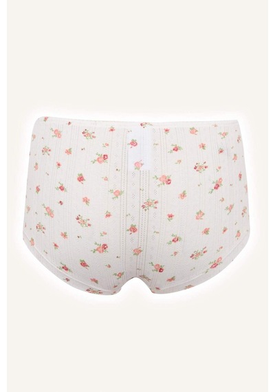 Defacto Çiçekli Bağcıklı Pamuklu Boxer G2630ax26spbr103 Pembe-br103