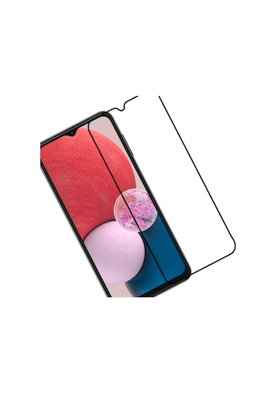AnındaGelir Samsung Uyumlu Galaxy A13 Siyah 5D Tam Kaplayan Ekran Koruyucu Cam
