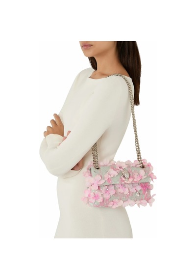 Kurt Geiger Kensington Flowers Mini Çapraz Kadın Çanta Çapraz Çanta Çok Renkli