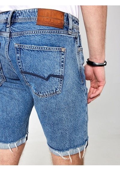LOFT Regular Fit Erkek Şort Lf2032730 Q1.v1 Denim