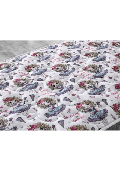 Candy Princess Kız Desenli Ultra Ortopedik Yaylı Yatak 90x190 Tek Kişilik