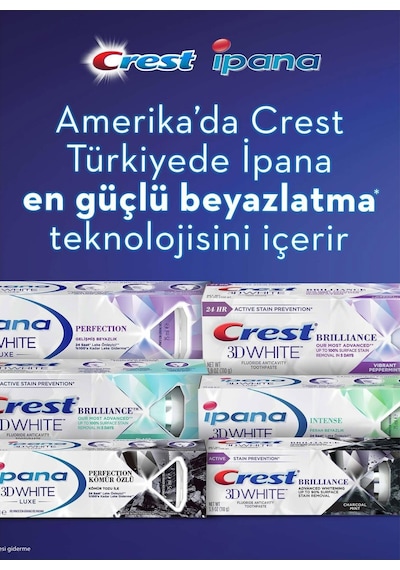 İpana 3 Boyutlu Beyazlık Luxe Diş Macunu Perfection 4 x 75 ML