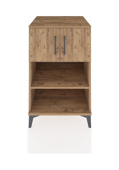 Kronos Komodin 2 Raflı 2 Kapaklı 60x59x96 Çam-çam Atlas Çam