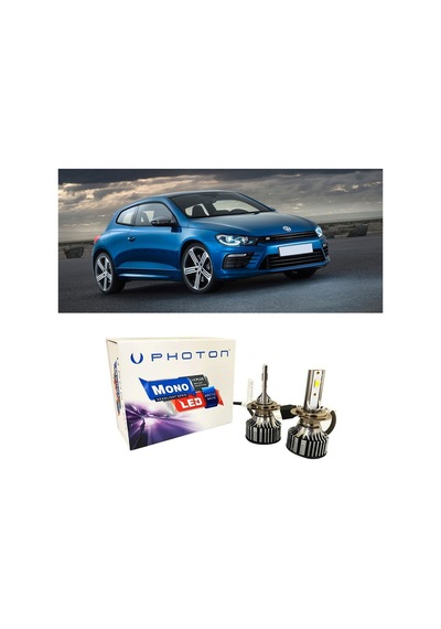Vw Scirocco Uzun Far Ampulü H7 Mono Yeni Seri Beyaz 2008-2017