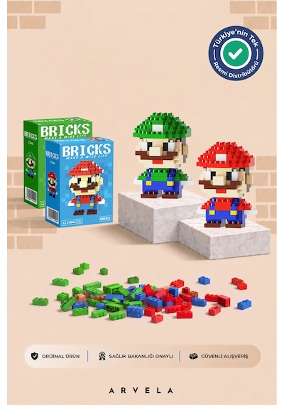 Mario & Luigi Karakteri - Eğitici Oyuncak - Koleksiyon
