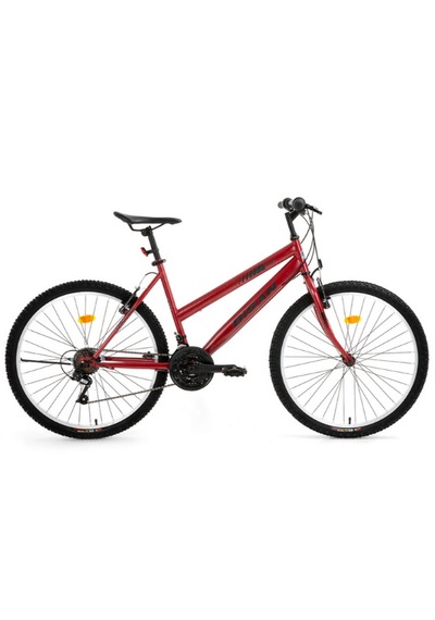 Bisan Discover 42 Cm V 26 Jant 21 Vites Metalik Kırmızı Siyah Kırmızı - Siyah